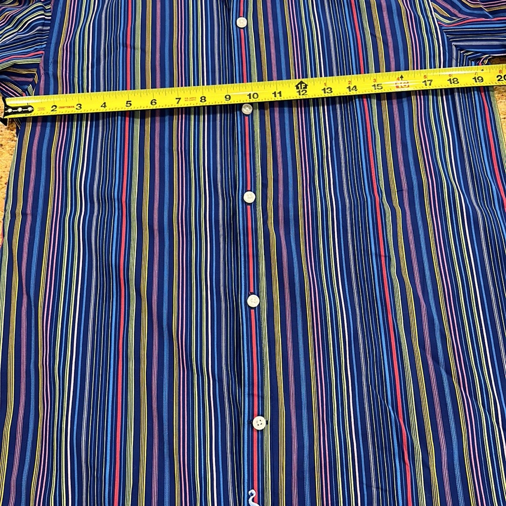TAILORBYRD BOYS COLORFUL COTTON STRIPED BUTTON UP SHIRT WITH CONTRASTING CUFFS - Picture 6 of 8
